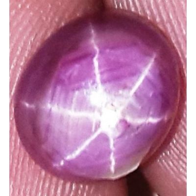 4.24 Carats African Star Ruby 8.23x7.02x6.14 mm