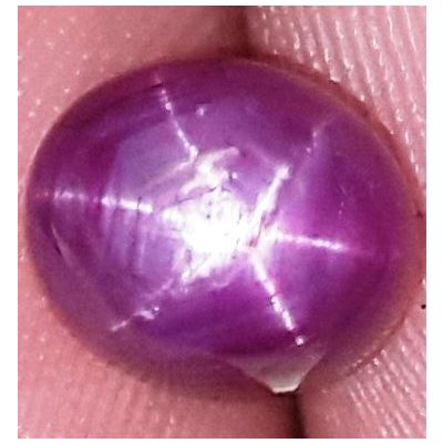 3.18 Carats African Star Ruby 7.27x6.29x5.48 mm