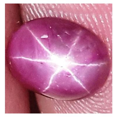 2.1 Carats African Star Ruby 7.59x5.93x4.14 mm