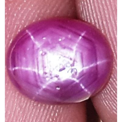 3.1 Carats African Star Ruby 8.37x6.97x4.62 mm