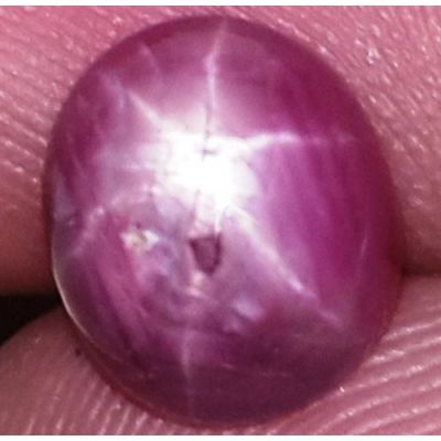 3.47 Carats African Star Ruby 8.75x7.51x4.65 mm