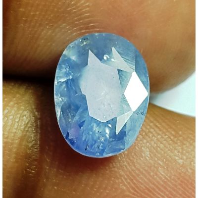 3.58 Carats Natural Blue Sapphire 10.82x8.13x5.94mm
