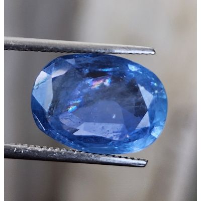 7.71 Carats Natural Blue Sapphire 13.48x10.84x5.30mm