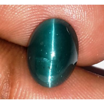 1.65 Carats Natural Sky Green Apatite Cat's Eye 7.40x6.39x4.41mm