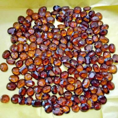 Ceylon Hessonite 5 To 8 CT  Wholesale Lot Gemstone 
